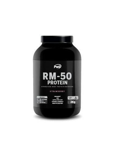 Rm-50 Protein Fresas 2 Kilos Pwd Nutrition