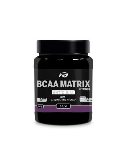Bcaa Matrix Sabor Cola 525 Gramos Pwd Nutrition