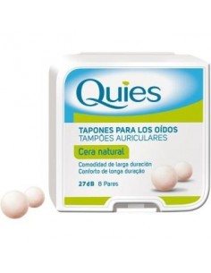 Tapones Para Los Oidos Cera Natural 16 Unidades Quies Quies