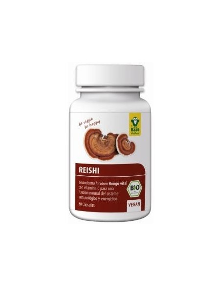 Reishi 80 Cápsulas  Bio Sg Vegan Raab Vitalfood