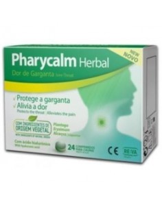 Pharycalm Herbal Dolor De Garganta 24 Comprimidos Reva