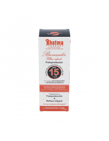 Bronceador Ultra Rapido Spf 15 100 Mililitros Rhatma