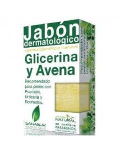 Jabon Glicerina Avena 100 Gramos Sanasur
