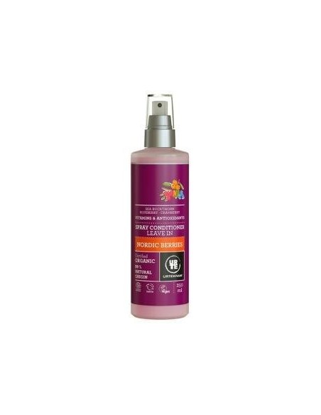Acondicionador Frutos Rojos Spray 250 Mililitros Eco Vegan Urtekram