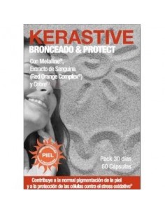 Kerastive Bronceado Y Protect 60 Cápsulas  Vaminter