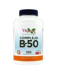 COMPLEJO B-50 120 Cápsulas Vegetales Vbyotics
