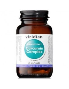 Curcumina Complex Alta Potencia 30 Cápsulas Veg. Viridian