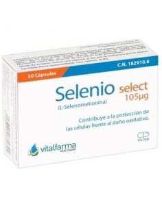 Selenio Selec 30 Cápsulas  Vitalfarma