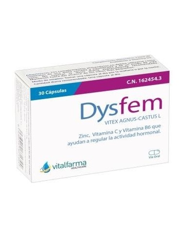 Dysfem 30 Cápsulas  Vitalfarma