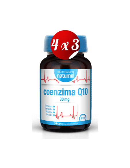 Pack 4x3 uds Coenzima Q10 100 Mg  60 Capsulas De Dietmed