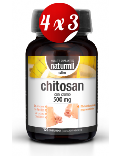 Pack 4x3 uds Chitosan Slim...
