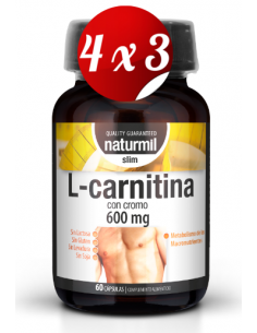 Pack 4x3 uds L-Carnitina...