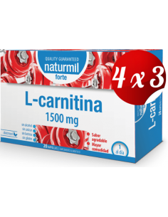 Pack 4x3 uds L-Carnitina...