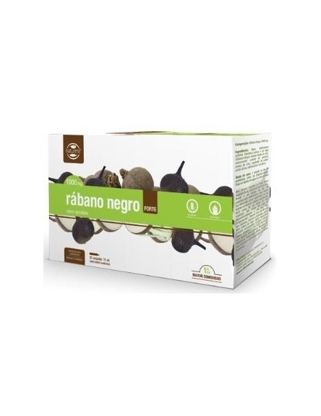 Pack 4x3 uds Rábano Negro Forte 1000 Mg 20 X 15 Ml Ampollas De Dietmed