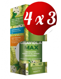 Pack 4x3 uds Graviola Max...