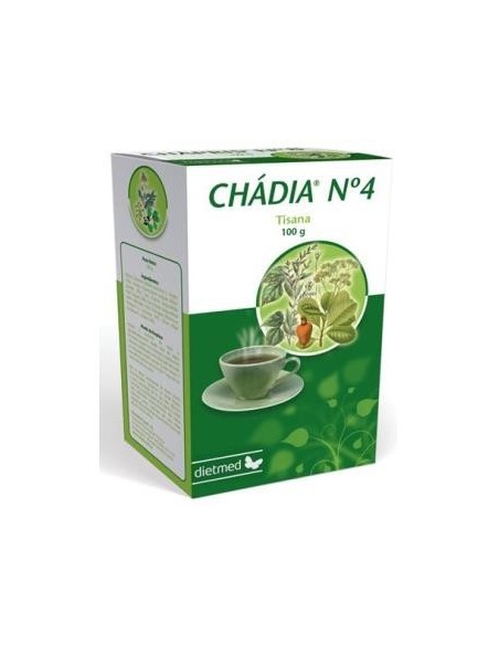 Pack 4X3 Tisana Nº4 Chadia 100Gr. de Dietmed.