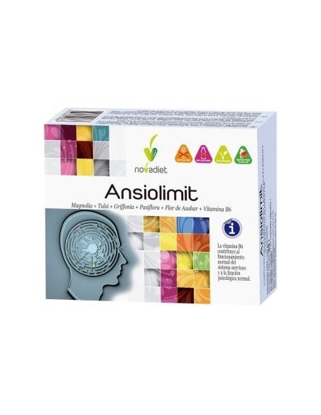 Pack 3X2 Ansiolimit 60Cap. de Novadiet.