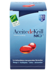 Aceite de KRILL NKO® 120. Caja con 120 perlas de 500mg (en blíster)