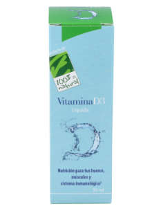 Vitamina D3 Líquida. Frasco de 50ml