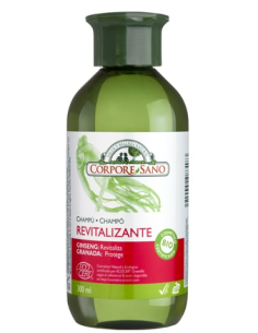 Champu Revitalizante Ginseng, Granada Ecocert 300 ml de Corpore Sano