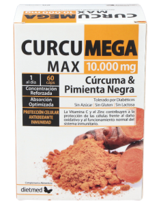 Curcumega Complex 10.000 Mg  60 Comprimidos De Dietmed
