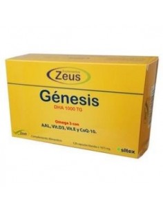Genesis Dha Tg 1000 Omega 3 60 Cápsulas  Zeus