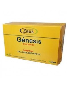 Genesis Dha Tg 1000 Omega 3 120 Cápsulas  Zeus