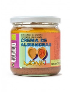 Crema De Almendras Tostadas  330 Gramos Bio Monki