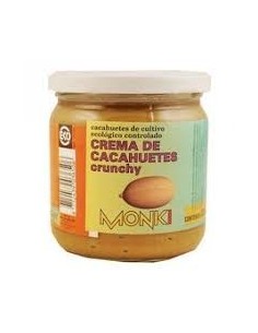 Crema De Cacahuete Crujiente 330 Gramos Bio Monki