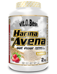 Harina De Avena Fresa 2 Kg de Vit.O.Best