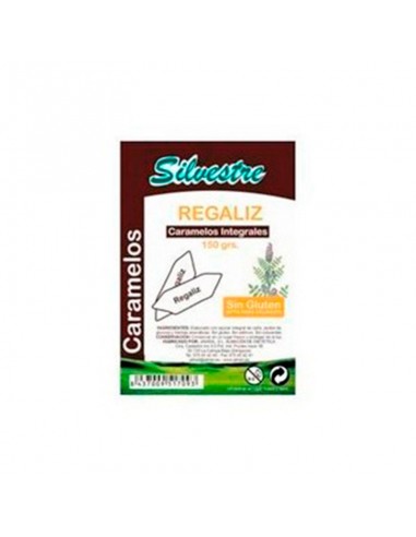 Caramelos De Regaliz Azucar De Caña 150 Gramos Silvestre
