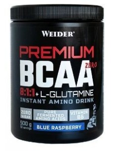 Weider Premium BCAA 8:1:1 + L-GLUTAMINA Blue Raspberry 500 g
