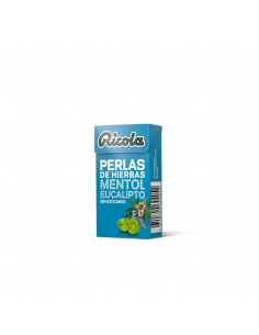 Perlas de hierbas mentol eucalipto sin azucar 25 g Ricola