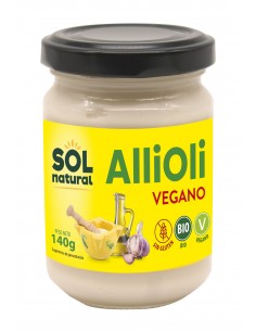 Allioli Vegano Bio 140 Gramos  Sol Natural