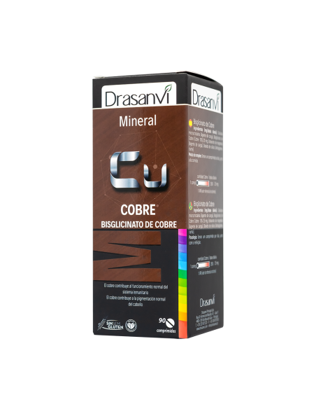 Mineral Bisglicinato Cobre 90 Comprimidos Drasanvi