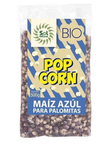 Maíz Azul Para Palomitas Bio 500 Gramos  Sol Natural