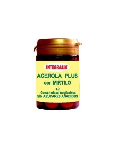 Acerola Plus + Mirtilo 40 Comp De Integralia