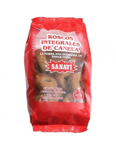 Roscos De Canela Integrales 400 gramos de Sanavi