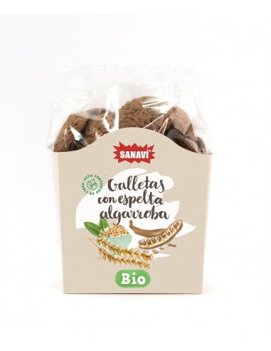 Galleta Espelta Y Algarroba 200 G de Sanavi