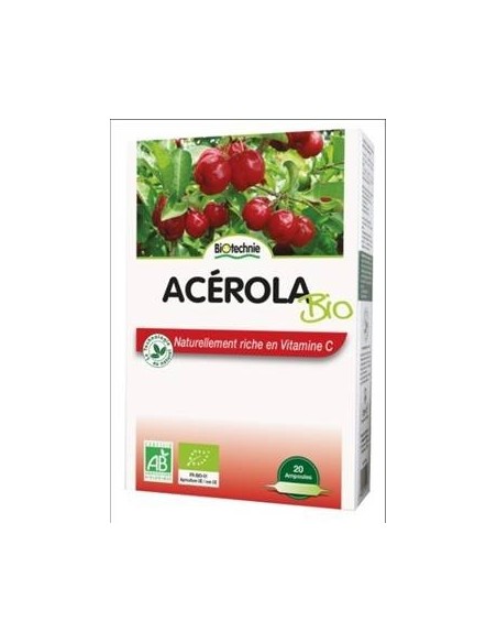 Acerola Bio 20 Ampollas Bio de Biotechnie