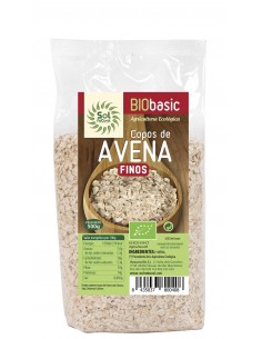 Copos De Avena Finos Bio 500 Gramos  Sol Natural