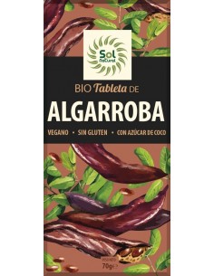 Tableta Algarroba Bio 70 Gramos  Sol Natural