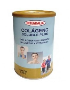 Colageno Soluble Plus 360 G Sabor Cafe De Integralia