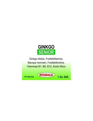 Ginkgo Senior 30 Capsulas De Integralia