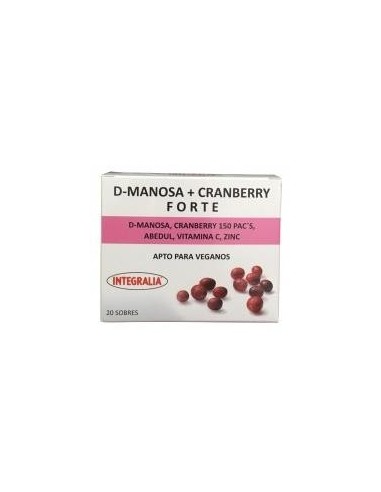 D-Manosa + Cranberry 20 Sobres De Integralia