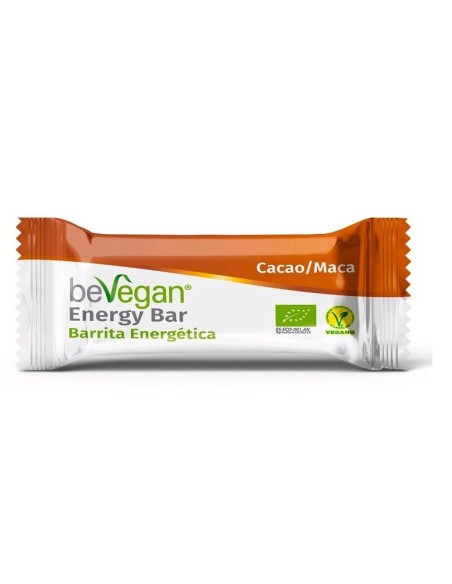 Caja 24 Barrita Energetica Cacao Maca de Bevegan