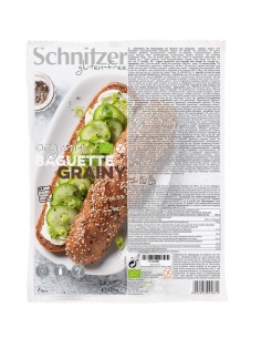 Pan Baguette Semillas Grainy 320Gr Bio Sg Schnitzer