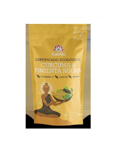 Curcuma & Pimienta Negra Bio 150 Gramos De Iswari