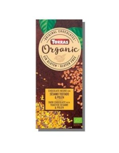 Chocolate Negro Con Sesamo Tostado-Polen 100G Bio Torras