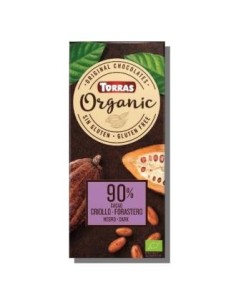 Chocolate Negro 90% Criollo Forastero 100G Bio Sg Torras